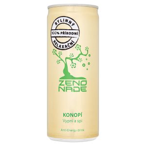 ZENONADE Konopí VYPNI A SPI bylinný 100% přírodní relaxační protistresový nápoj 250ml