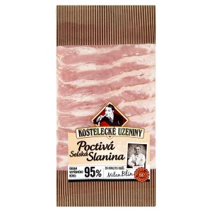 Kostelecké Uzeniny Poctivá selská slanina 0,100kg