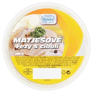 Rybex Matjesové řezy s cibulí 140g