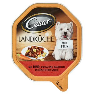 Cesar Hovězí maso s těstovinami a mrkví kompletní krmivo pro dospělé psy 150g
