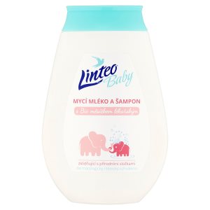 Linteo Baby Mycí mléko a šampon s bio měsíčkem lékařským 250ml