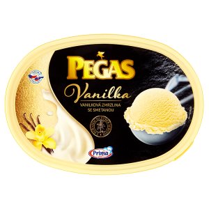 Prima Pegas Vanilková zmrzlina se smetanou 850ml