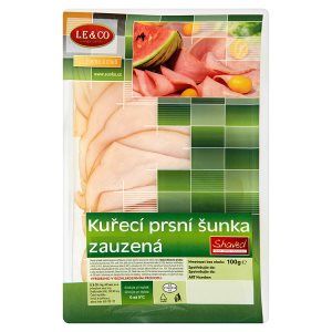 Le & Co Shaved Kuřecí prsní šunka zauzená 100g