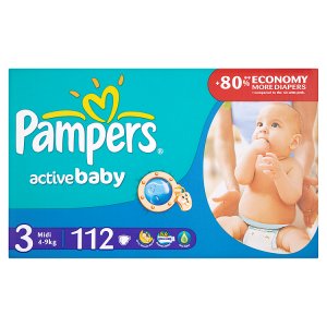 Pampers Active Baby Pleny 3 Midi 112 ks