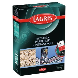 Lagris Rýže parboiled s indiánskou 4 varné sáčky 400g