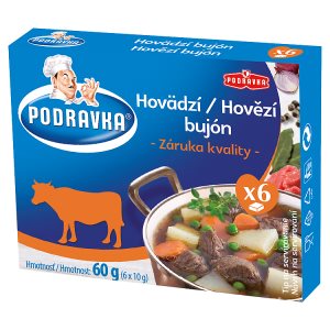 Podravka Hovězí bujón - kostky 6 x 10g
