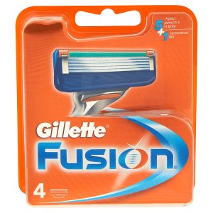 Gillette Fusion Náhradní hlavice do holicího strojku 4 ks