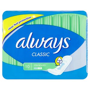 Always Classic Standard Hygienické Vložky 10 ks