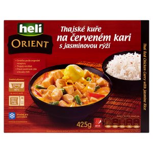 Heli Orient Thajské kuře na červeném kari s jasmínovou rýží 425g
