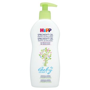 HiPP Babysanft Sprchový gel s výtažkem z bio mandlí pro citlivou pokožku 400ml