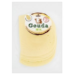 Milko Gouda 48% plátky polotvrdý sýr 100g