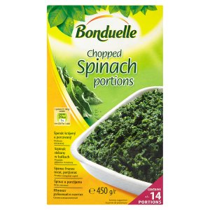 Bonduelle Špenát hluboce zmrazený 450g, vybrané druhy