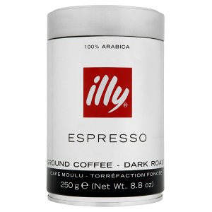 illy Espresso tmavě pražená mletá káva 250g