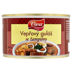Viva Carne Vepřový guláš se žampióny 400g