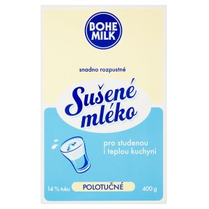 Bohe Milk Sušené mléko polotučné 400g