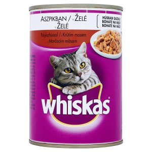 Whiskas konzerva 400g, vybrané druhy