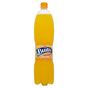 Budiš Perlivý nealkoholický nápoj s příchutí pomeranče 1,5l