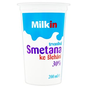 Milkin Trvanlivá smetana ke šlehání 30% 200ml