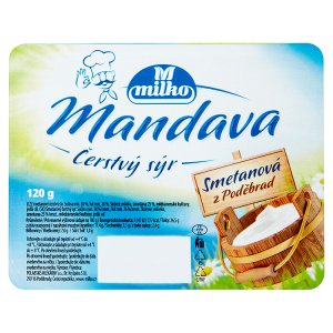 Milko Mandava Čerstvý sýr 120g