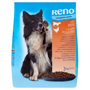 Reno Kompletní krmivo pro dospělé psy s hovězím a s drůbežím 3kg