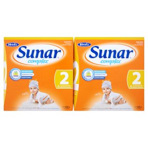 Sunar Complex 2 pokračovací sušená mléčná kojenecká výživa 2 x 600g