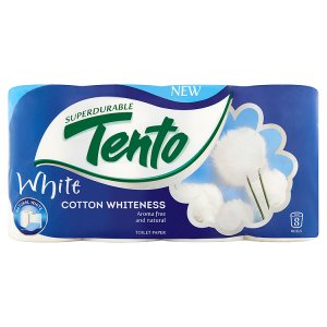 Tento White cotton whiteness toaletní papír 8 rolí