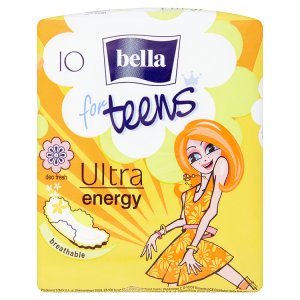 Bella For Teens Ultra energy Hygienické vložky - s křidélky á 10 ks