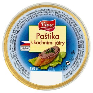 Viva Carne Paštika s kachními játry 120g