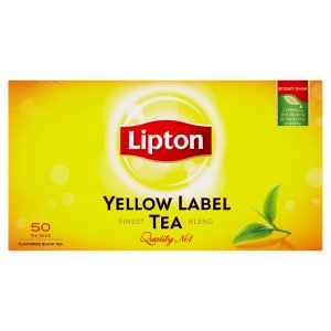 Lipton černý aromatizovaný čaj 50 sáčků