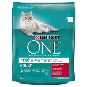 Purina ONE Adult bohaté na hovězí a celozrnné obiloviny 800g