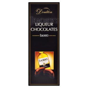Doulton Čokoládové bonbony plněné alkoholovou tekutou náplní s Teacher's Blended Scotch Whisky 150g