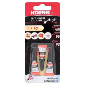 Kores Power Glue Vteřinové lepidlo 3 x 1g