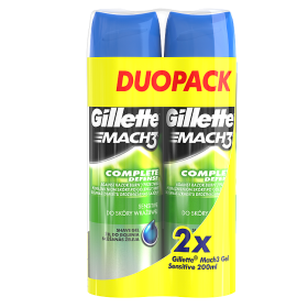 Gillette gel na holení 2 x 200 ml, vybrané druhy