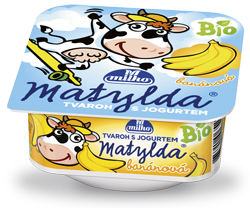 Milko Matylda Bio tvaroh s jogurtem 100g, vybrané druhy
