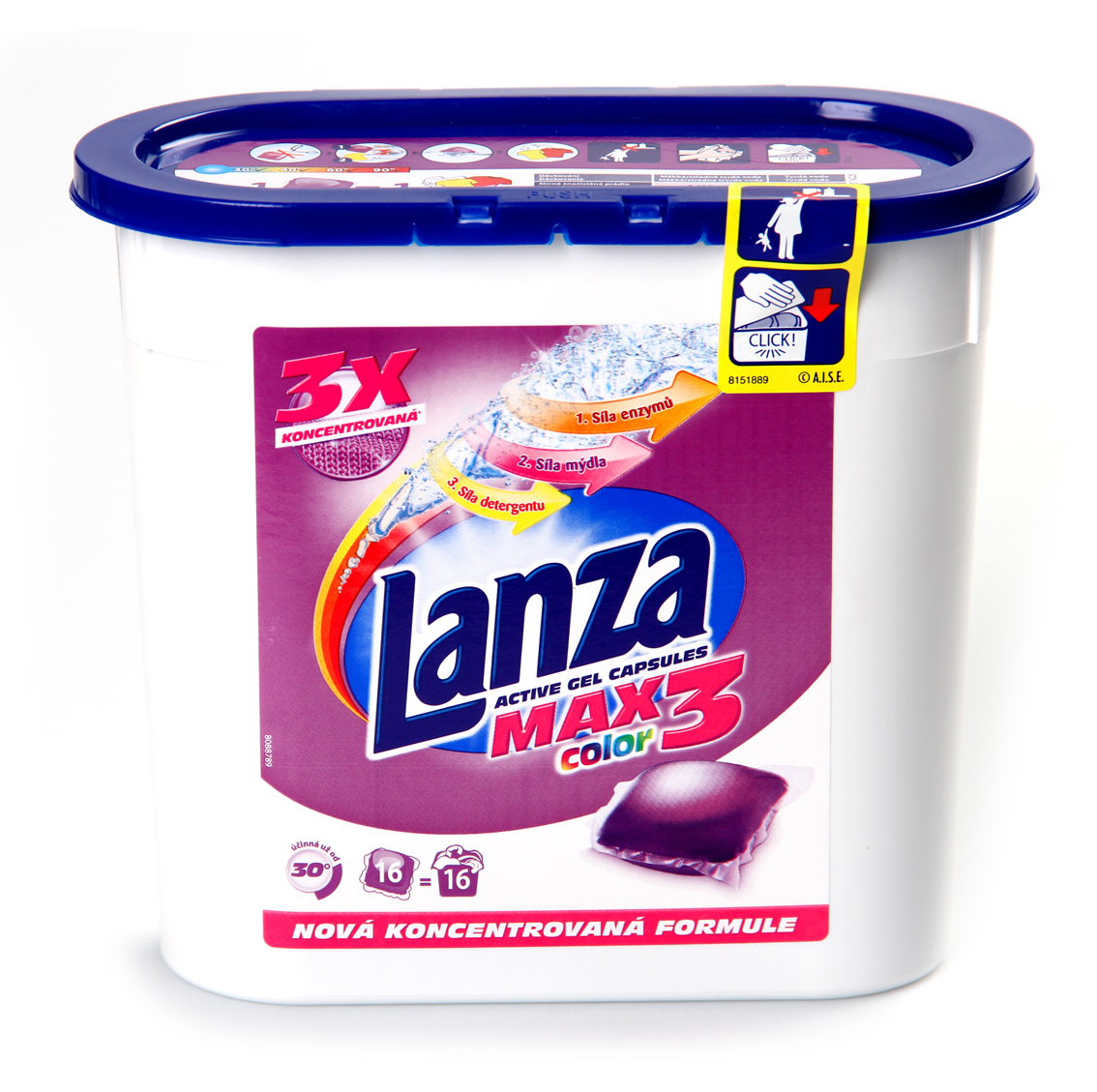 Lanza gel capsules, color