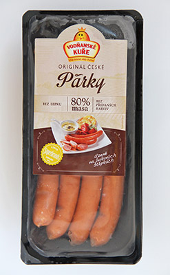 Vodňanské kuře Originál české párky