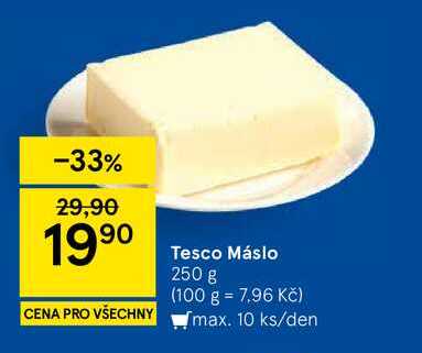 Tesco Máslo, 250 g