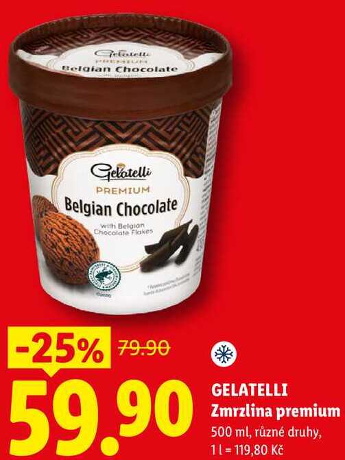 GELATELLI Zmrzlina premium, 500 ml