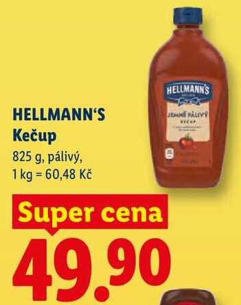 HELLMANN'S Kečup, 825 g