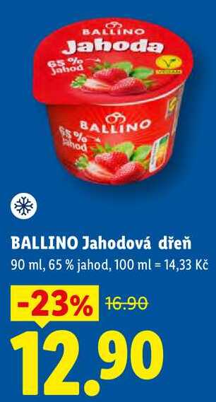 BALLINO Jahodová dřeň, 90 ml