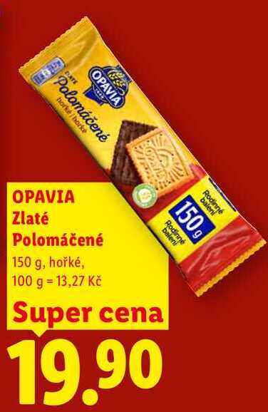 OPAVIA Zlaté Polomáčené, 150 g