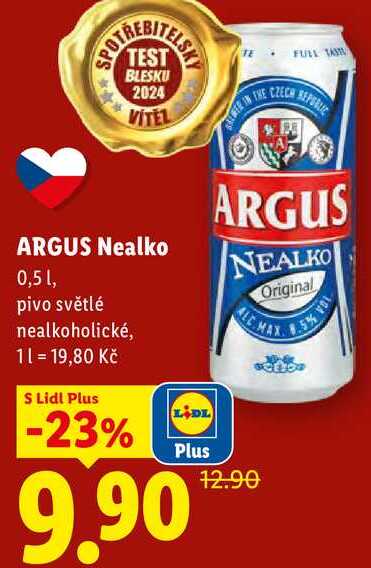 ARGUS Nealko, 0,5 l