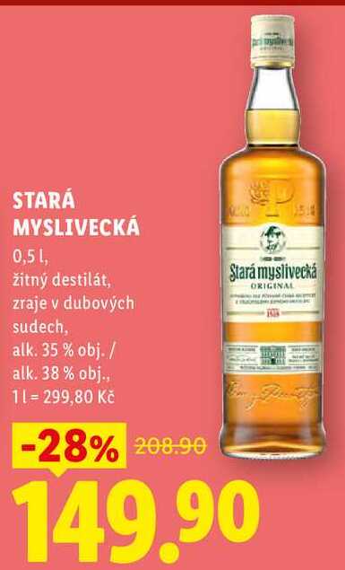 STARÁ MYSLIVECKÁ, 0,5 l