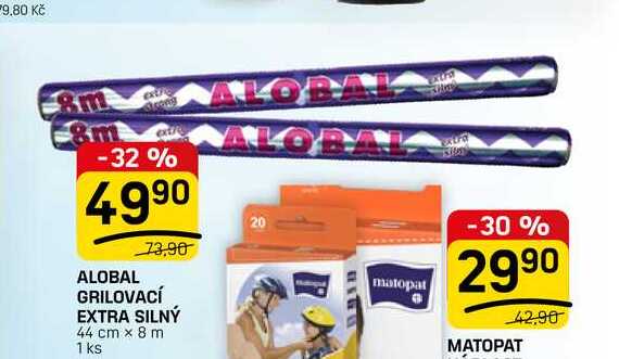 ALOBAL GRILOVACÍ EXTRA SILNÝ 44 cm x 8 m 1 ks 