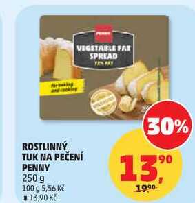 ROSTLINNÝ TUK NA PEČENÍ PENNY, 250 g