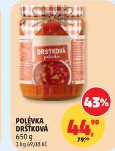 POLÉVKA DRŠŤKOVÁ, 650 g 