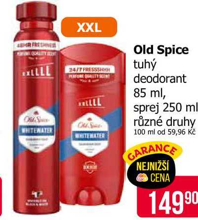 Old Spice tuhý deodorant 85 ml