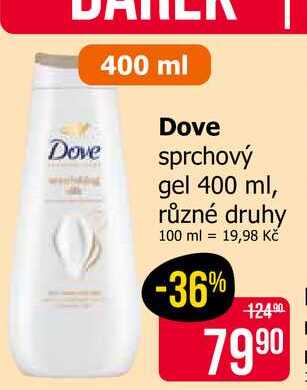 Dove sprchový gel 400 ml, různé druhy