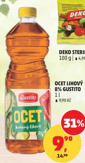 OCET LIHOVÝ 8% GUSTITO, 1 l