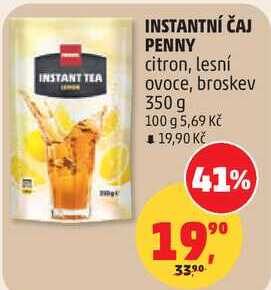 INSTANTNÍ ČAJ PENNY citron, 350 g